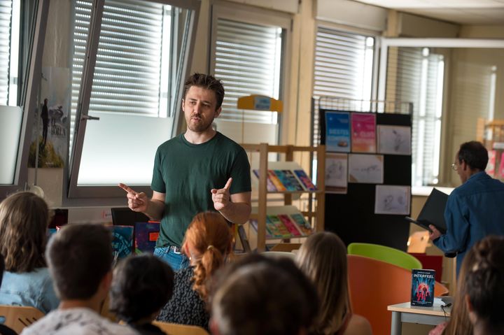 Rencontre avec des élèves de Trévoux pour parler de mon métier d'auteur